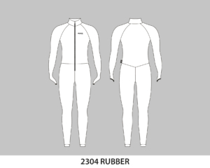2304 RUBBER - short track suit addult