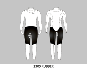 2305 RUBBER - short track suit