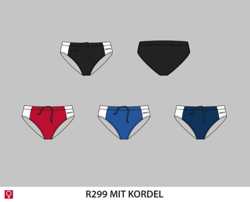 R299 mit Kordel - damen slip-brief