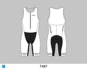 T487 man tri suit