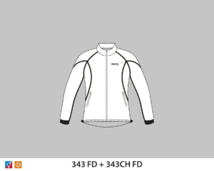 343 FD + 343CH FD-1 -unisex all-wetter jacket