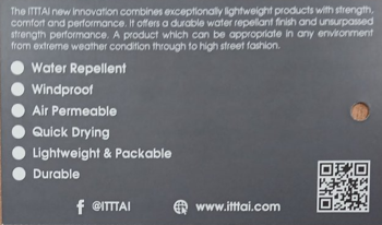 description waterproof
