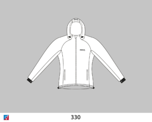 330-1 - jacket + hood