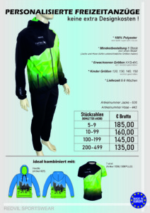 Freizeitanzug Eigendesign